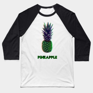 Fruit Identity Green Pineapple Baseball T-Shirt